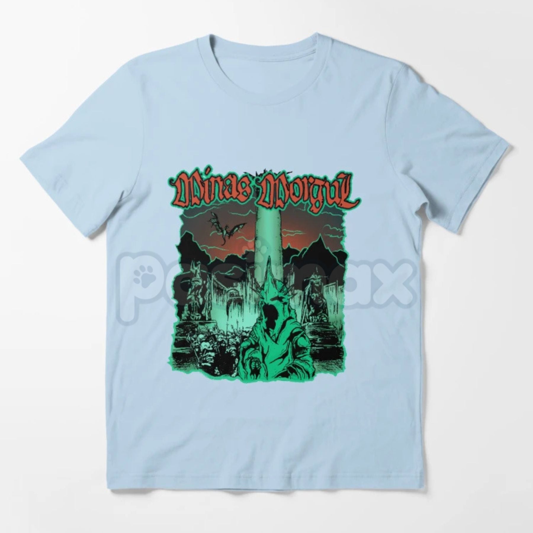 Vintage Minas Morgul Graphic Tee - Nazgûl Morgul King Shirt, Dark Lord of the Rings Movie Apparel, Tolkien Fan Gift-Pasimax