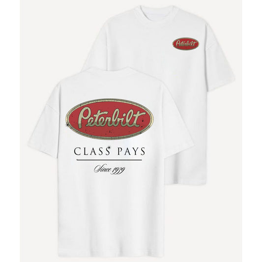 Vintage Peterbilt Shirt - Classic Truck Logo Unisex Graphic Tee, Heavy-Duty Apparel-Pasimax