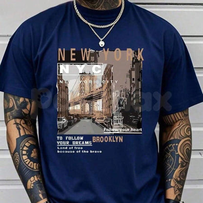 Vintage Photo Style Graphic Print Casual T-Shirt – Retro Film Aesthetic Streetwear Tee-Pasimax