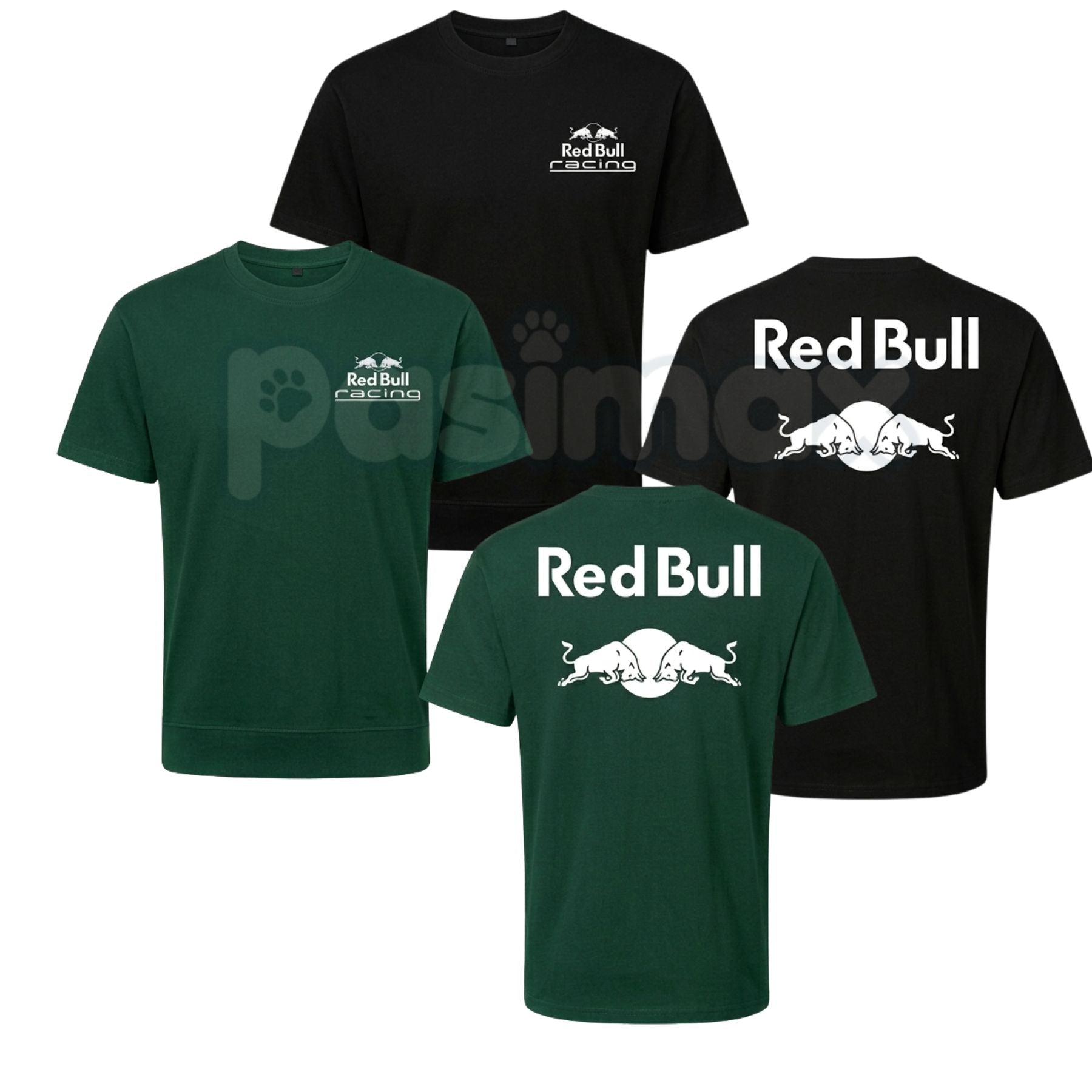 Vintage Red Bull Racing T-Shirt – Retro F1 Motorsports Grid Fan Graphic Tee-Pasimax
