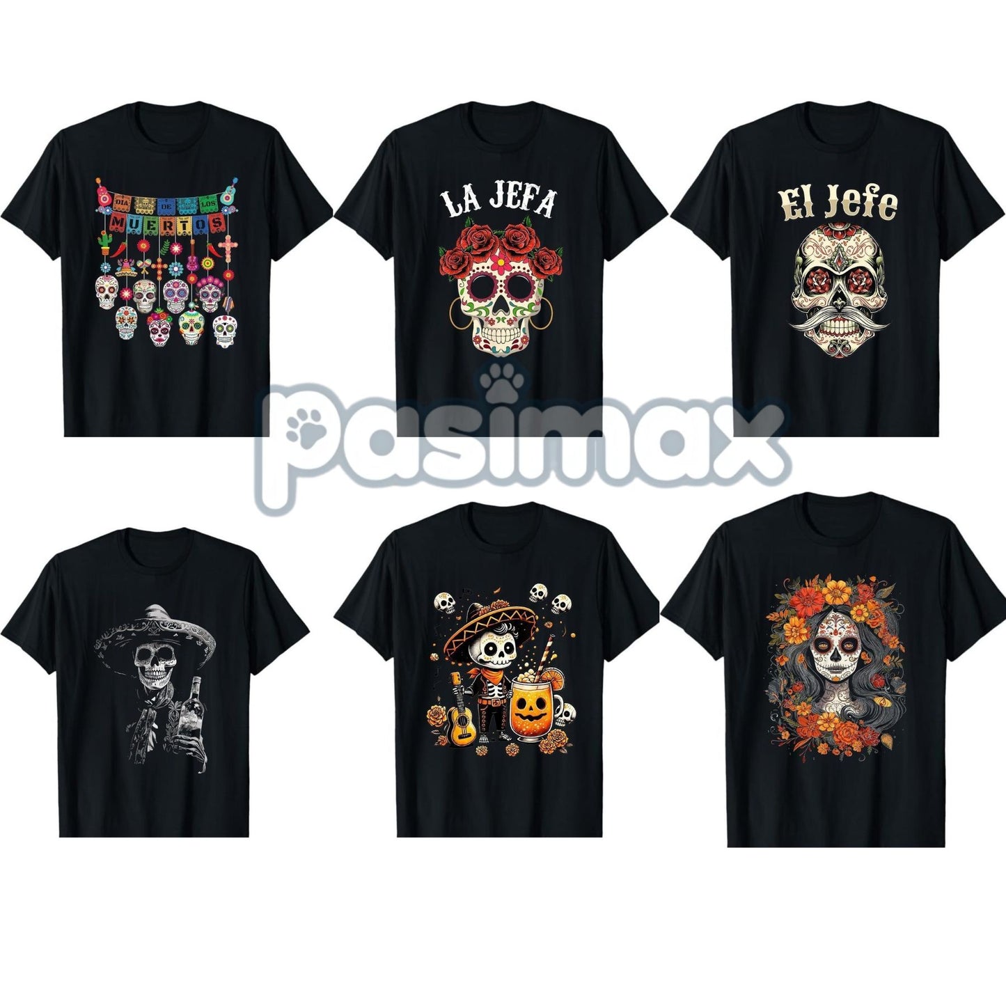 Vintage Skeleton Tequila T-Shirt - Dia De Los Muertos Apparel, Day of the Dead Mexican Skull Tee-Pasimax