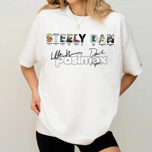 Vintage Steely Dan Rock Band T-Shirt - Retro Music Fan Apparel, Classic Band Tee-Pasimax