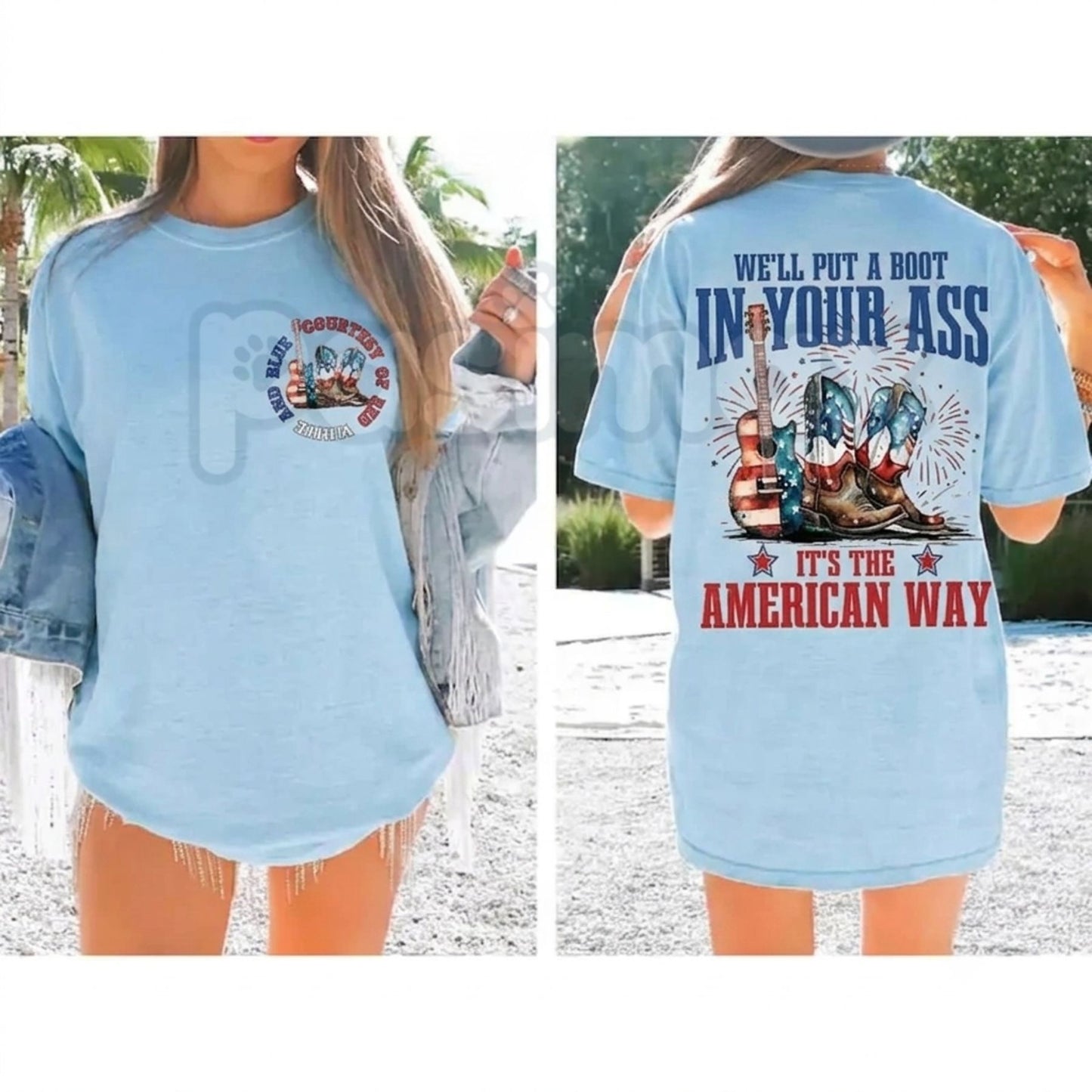 Vintage Toby Keith "We'll Put A Boot" T-Shirt – Retro Country Music Anthem Statement Graphic Tee-Pasimax