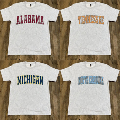 Vintage Varsity College T-Shirt – Retro Ivy League Athletic Unisex Cotton Graphic Tee-Pasimax