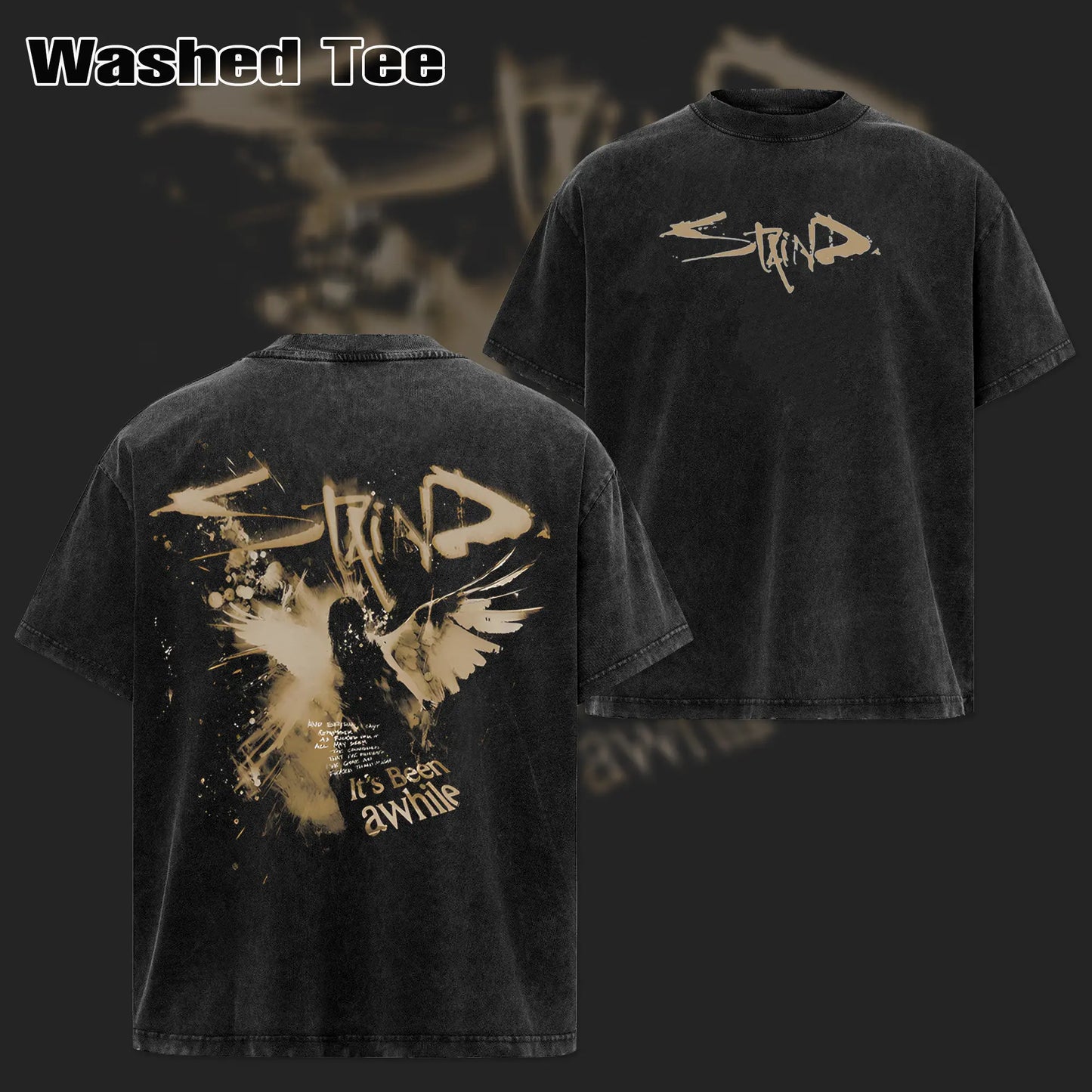 Retro Staind Break The Cycle Band T-Shirt – Nu-Metal Rock Graphic Tee, Vintage Washed Heavy Alternative Cotton Tour Top, Grunge Music Merch