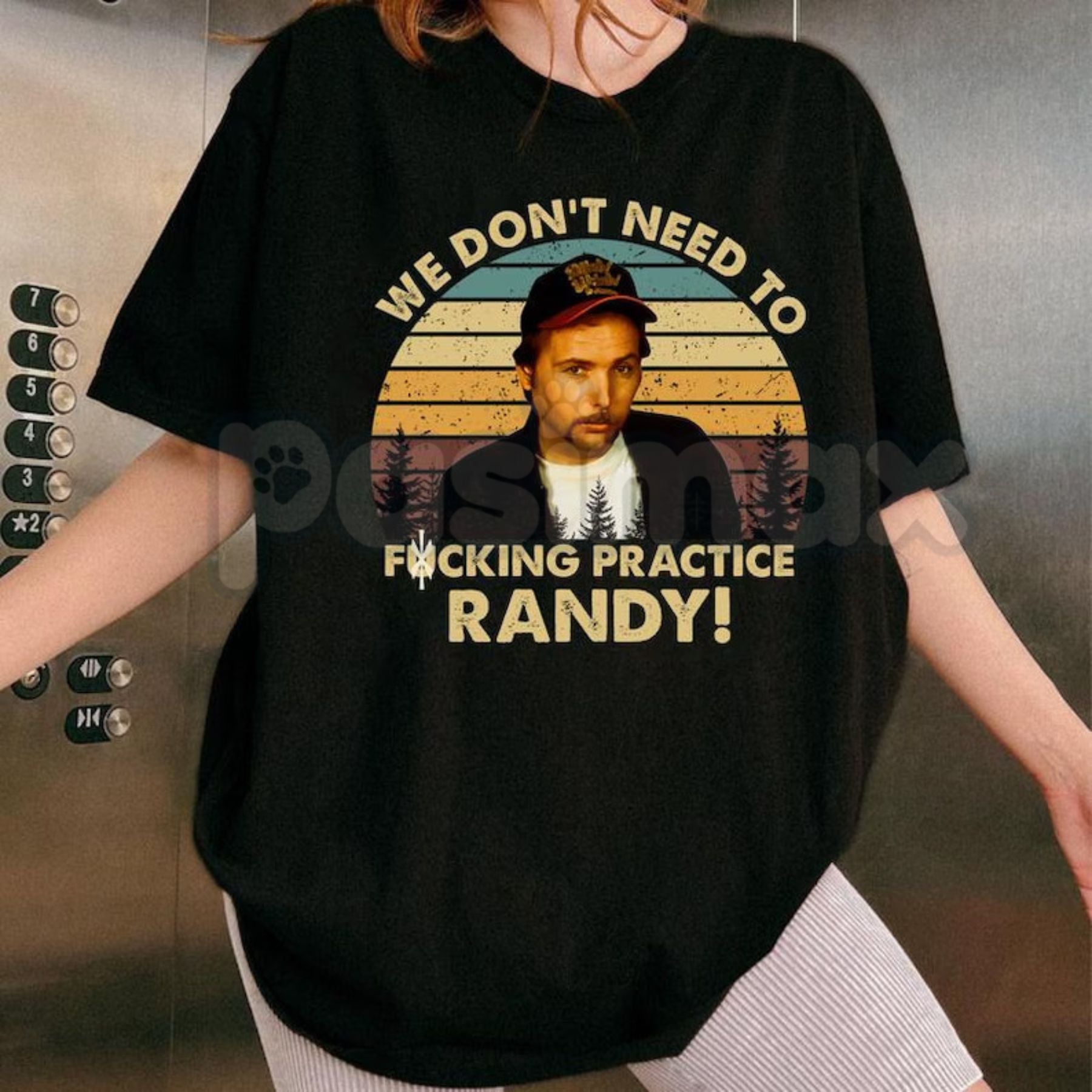 "We Don't Need To Practice Randy" Vintage T-Shirt – Funny Sling Blade Movie Quote Graphic Tee-Pasimax