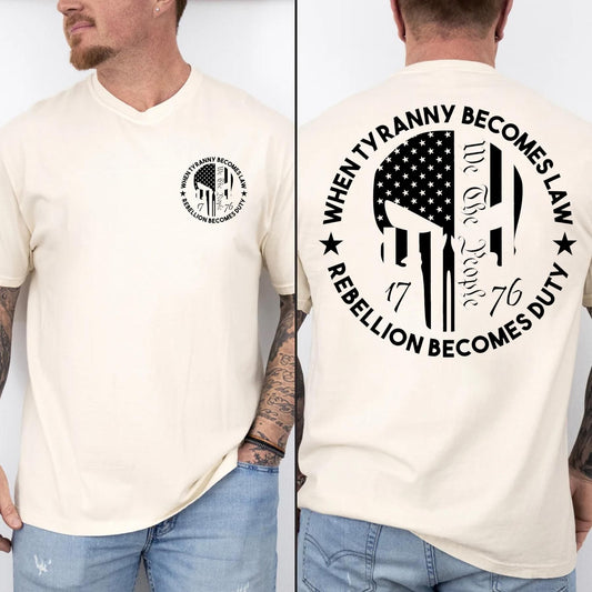 "We The People 1776 Rebellion" Shirt - Patriotic Social Justice Graphic Tee, American History Apparel-Pasimax
