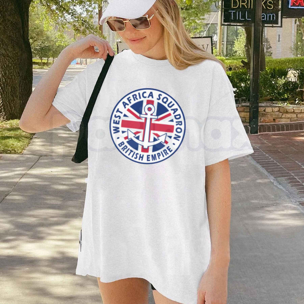 West Africa Squadron T-Shirt – Vintage Royal Navy Abolitionist History Tee-Pasimax