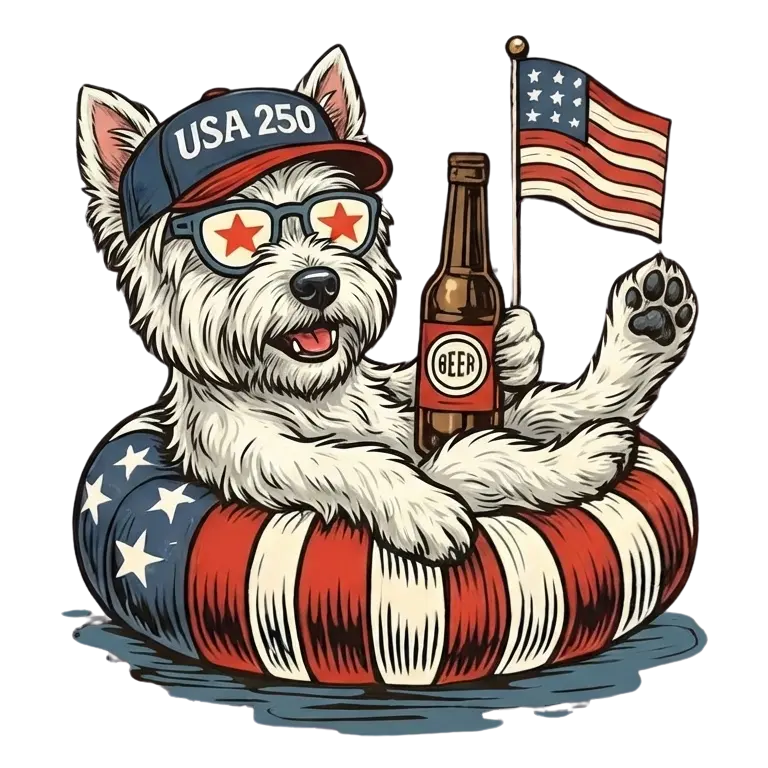 Comfort Colors® 250th Anniversary Dachshund 4th of July T-Shirt – Funny Patriotic Dog Lover Tee, Semiquincentennial USA 1776–2026 Shirt, Wiener Dog Independence Day Gift
