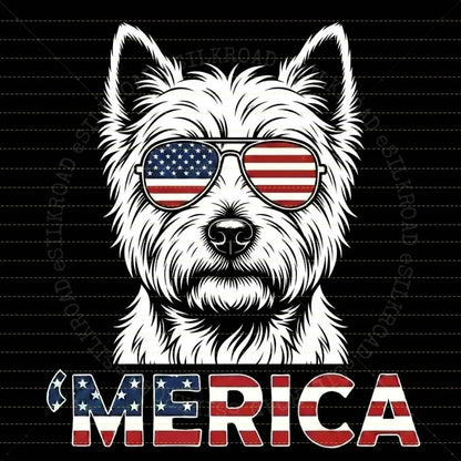 Comfort Colors® Vintage Dog 4th of July T-Shirt – Retro Patriotic Puppy Graphic Tee, Aesthetic Red White and Blue Dog Mom Dad Independence Day Top