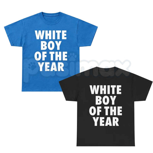 White Boy Of The Year Graphic T-Shirt – Funny Internet Meme Unisex Cotton Tee-Pasimax