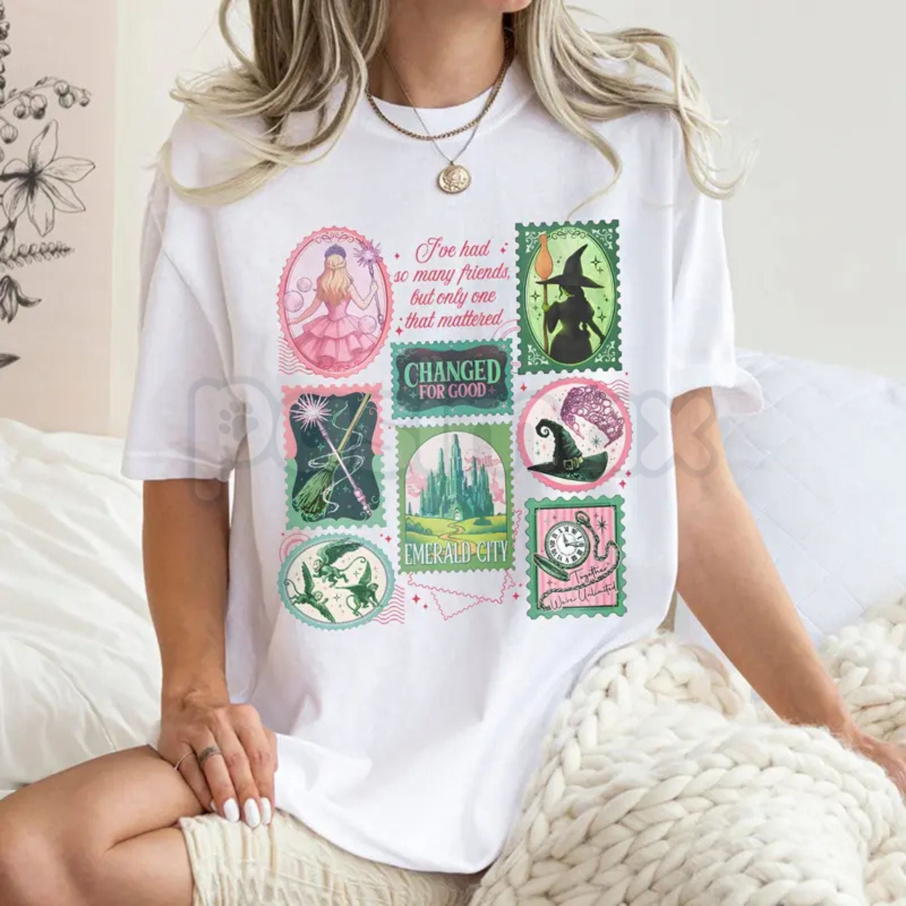 'Wicked' Broadway Musical "Changed For Good" Comfort Colors® Shirt – Glinda & Elphaba Lyrics Tee, Vintage Theater Gift-Pasimax