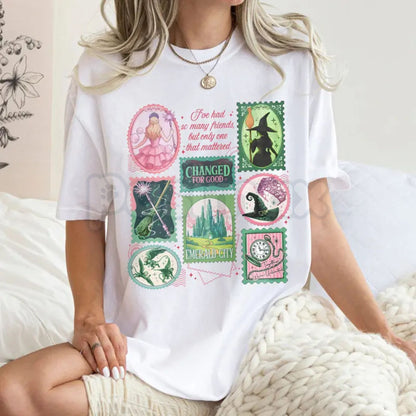 'Wicked' Broadway Musical "Changed For Good" Comfort Colors® Shirt – Glinda & Elphaba Lyrics Tee, Vintage Theater Gift-Pasimax