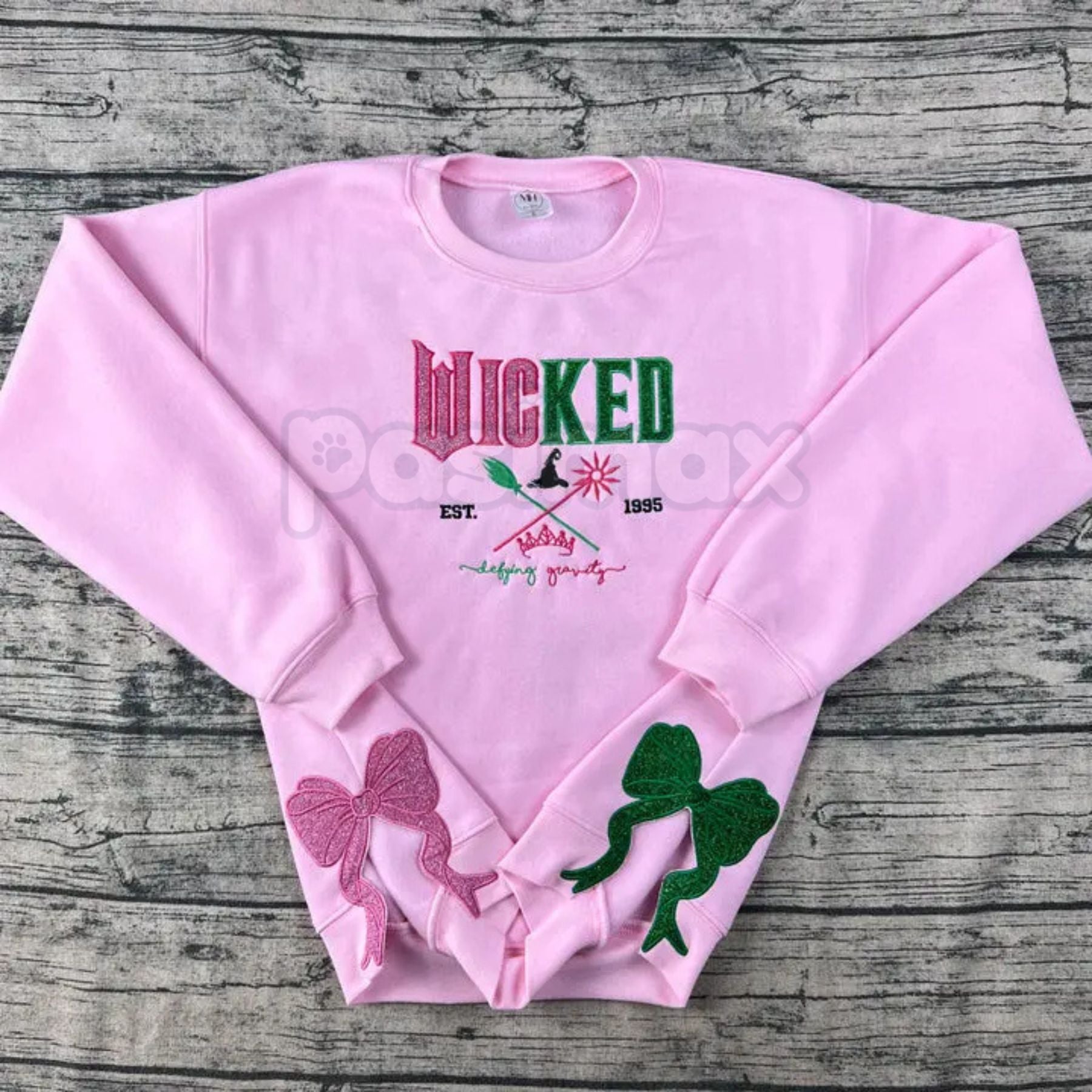 Wicked Musical Embroidered Sweatshirt – Defy Gravity Crewneck-Pasimax