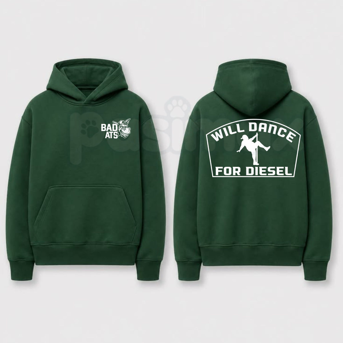 Will Dance For Fuel Graphic Hoodie – Funny Car Guy & Trucker Pullover, Automotive Racing Humor Sweatshirt, Unisex Heavy Blend-Pasimax