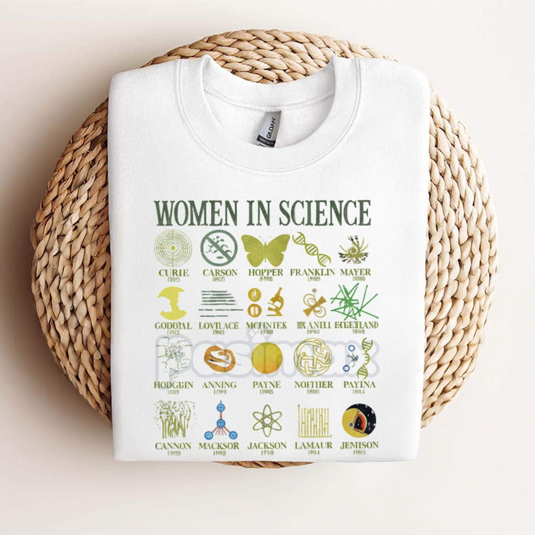 Women in Science T-Shirt - Scientist Empowerment Graphic Tee, Female STEM Apparel, Unisex Educational Gift for Her-Pasimax