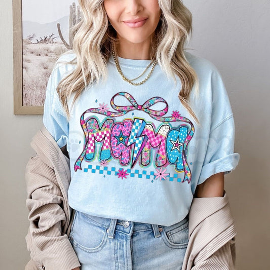 Women’s Artistic Pattern T-Shirt – Elegant Mother’s Day Birthday Gift Idea, Premium 100% Cotton Floral Chic Graphic Top, Soft Lived-In Heavyweight Stylish Mom Shirt, Made in USA-Pasimax