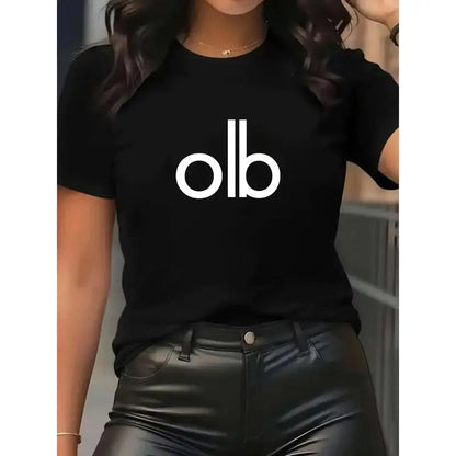 Women's Premium Essential Graphic T-Shirt – Classic Fit Modern Minimalist Crewneck Tee-Pasimax