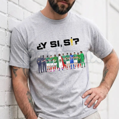 Y Si Si A Huevo Que Si Soccer Team Shirt – Mexican Football Urban Streetwear, Funny Latino Soccer Unisex Men Graphic Tee-Pasimax