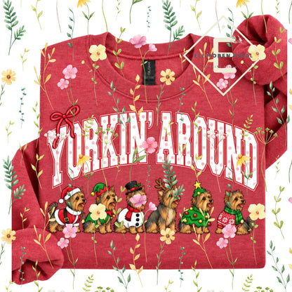 Christmas 30+ Dog Breed Sweatshirt | Merry Dogmas Holly Xmas Crewneck