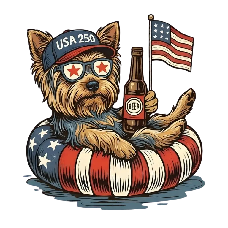 Comfort Colors® 250th Anniversary Dachshund 4th of July T-Shirt – Funny Patriotic Dog Lover Tee, Semiquincentennial USA 1776–2026 Shirt, Wiener Dog Independence Day Gift