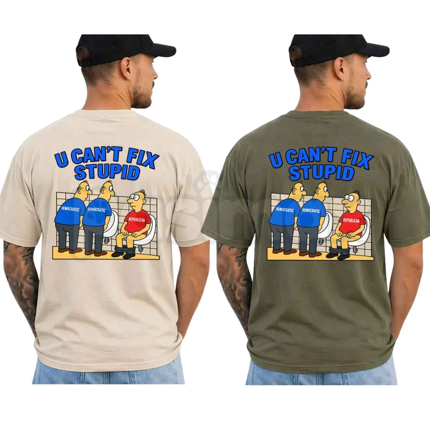 You Can't Fix Stupid T-Shirt – Funny Political Humor Unisex Cotton Graphic Tee-Pasimax