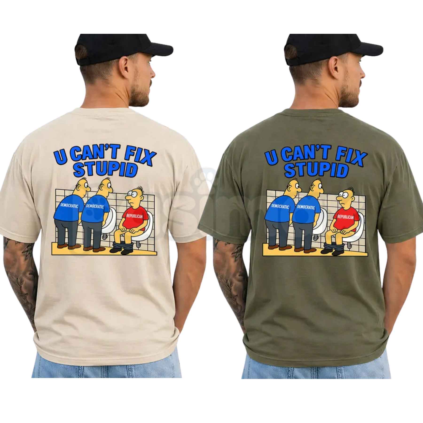You Can't Fix Stupid T-Shirt – Funny Political Humor Unisex Cotton Graphic Tee-Pasimax