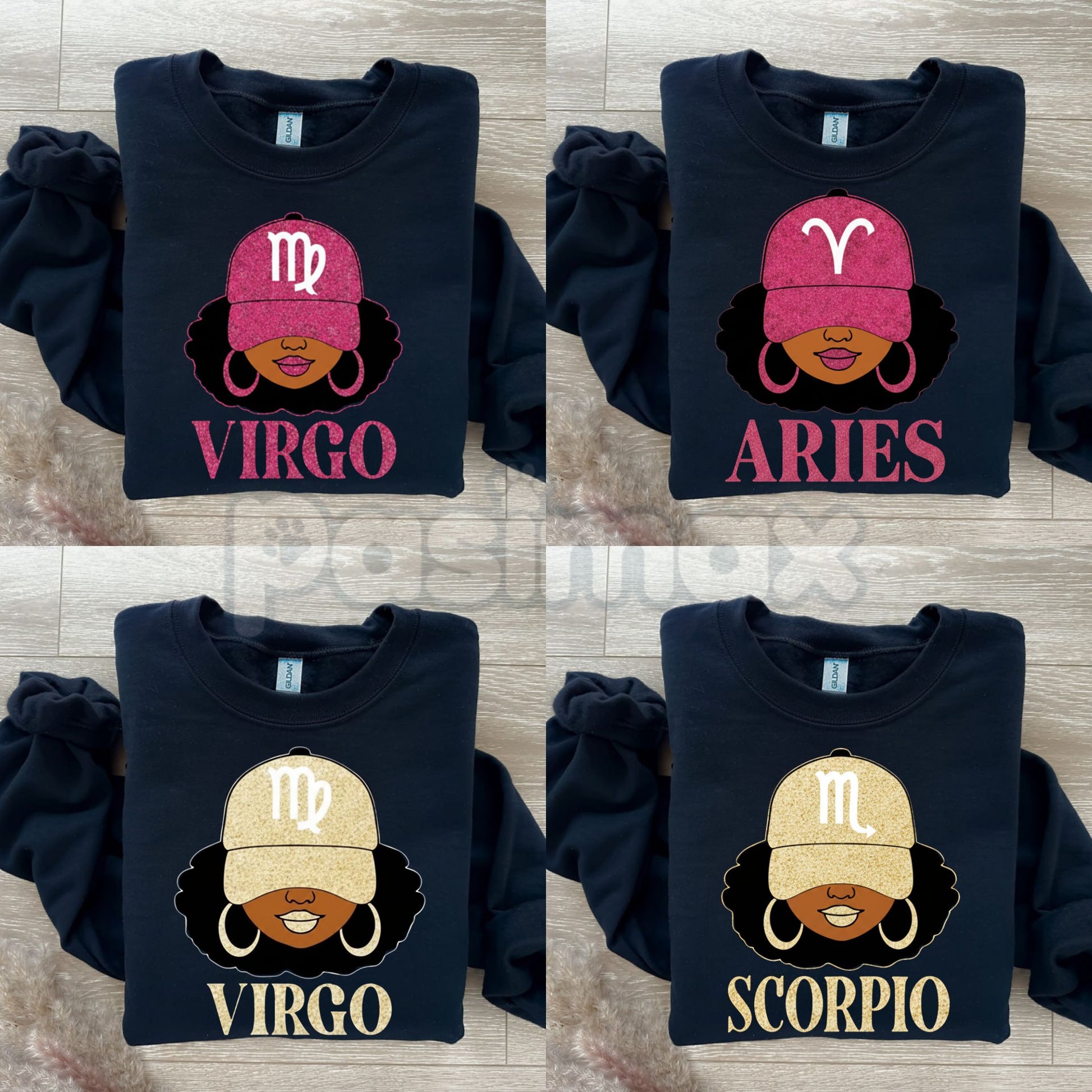 Zodiac Slay Girl Sweatshirt | Astrology Baddie Crewneck | Celestial Star Sign Jumper | Aesthetic Horoscope Gift for Her | Trendy Spiritual Graphic Pullover- Pasimax