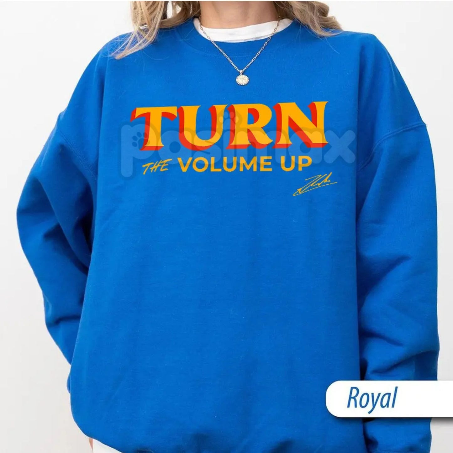 Zohran Mamdani "Turn The Volume Up" Sweatshirt | Viral Political Meme Crewneck | NY Queens Streetwear-Pasimax