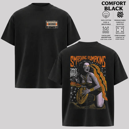 Comfort Colors® Smashing Pumpkins T-Shirt – Vintage Alternative Rock Band Graphic Tee, 90s Grunge Nostalgia Unisex Top