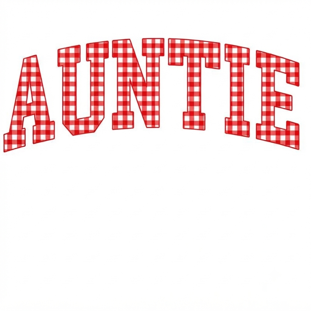 Customize MAMA Gingham Christmas Sweatshirt | Cute Personalized Mom Holiday Crewneck
