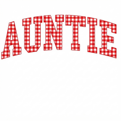 Customize MAMA Gingham Christmas Sweatshirt | Cute Personalized Mom Holiday Crewneck