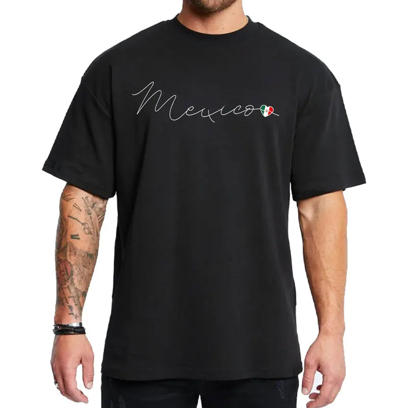 Simple Love Chicano Style Graphic T-Shirt – Lowrider Culture Inspired Retro Unisex Crewneck Tee