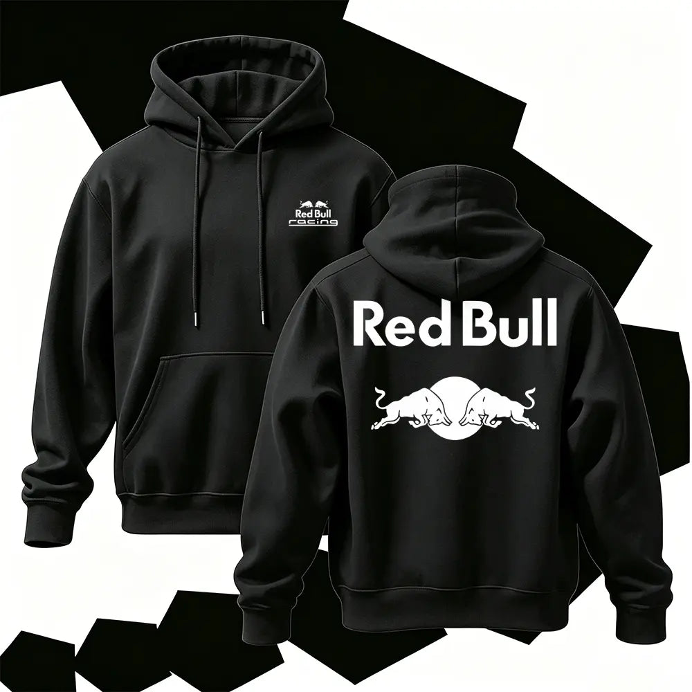 Racing Graphic Hoodie – Men's Cotton Pullover Sweatshirt, Vintage Motorsport Streetwear, Edgy Car Graphic Heavy Blend Hoodie