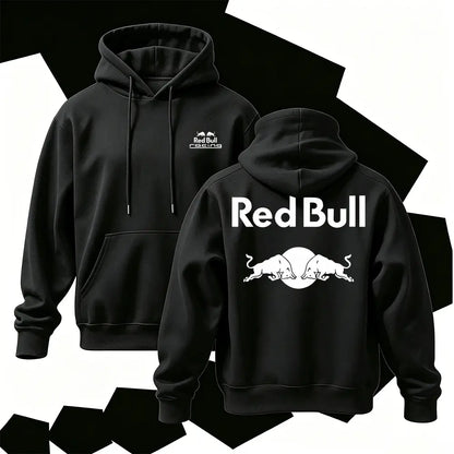 Racing Graphic Hoodie – Men's Cotton Pullover Sweatshirt, Vintage Motorsport Streetwear, Edgy Car Graphic Heavy Blend Hoodie