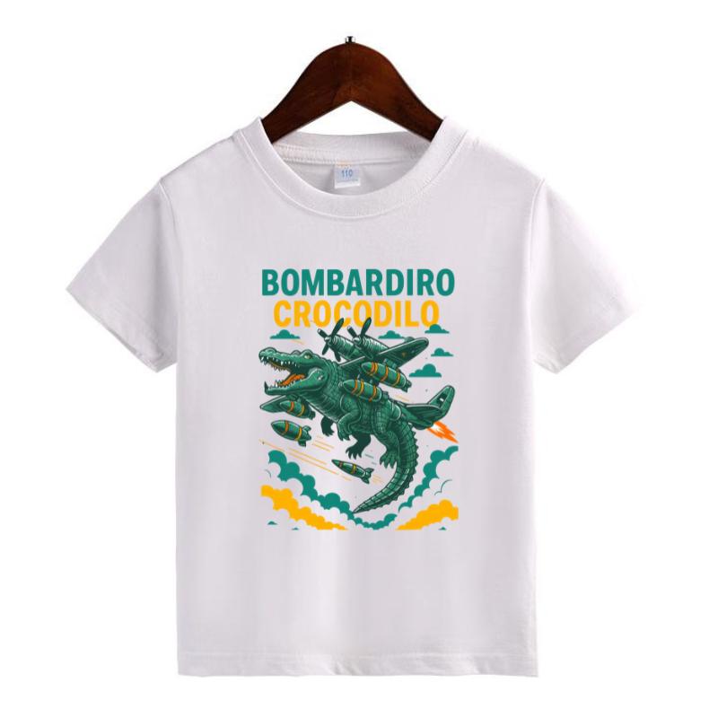 Italian Meme Character T-Shirt for Kids - Funny Toddler Boy or Girl Tee, Hand-Drawn Apparel