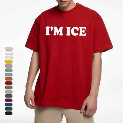 "I'm Ice and I Love Making Ice Cream" T-Shirt – Funny Couple Matching Graphic Tee