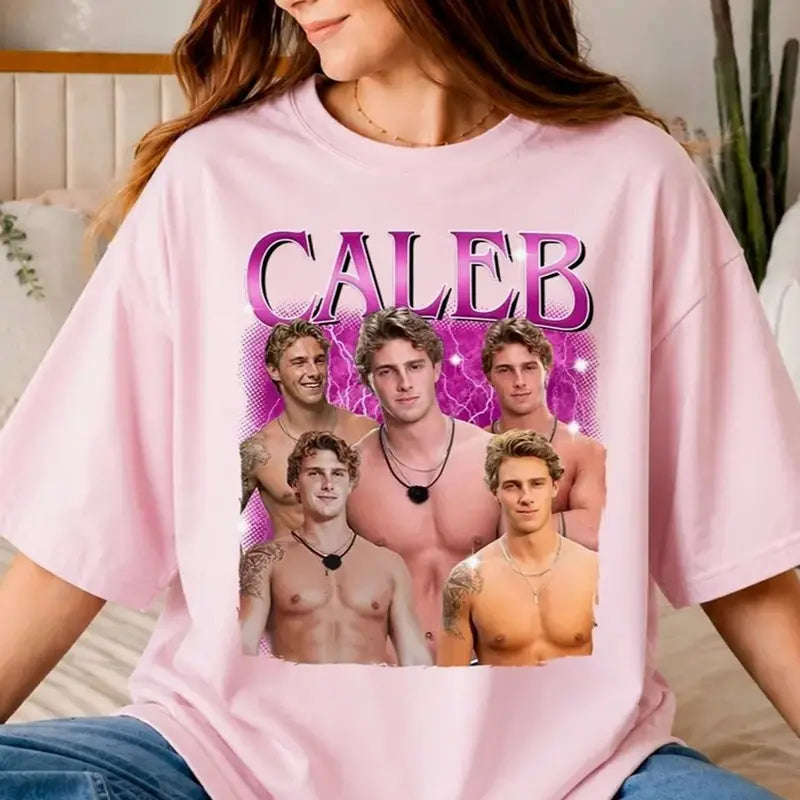 Caleb Fan Favorite Graphic Tee – Love Island Inspired Retro Vintage Unisex Fan T-Shirt