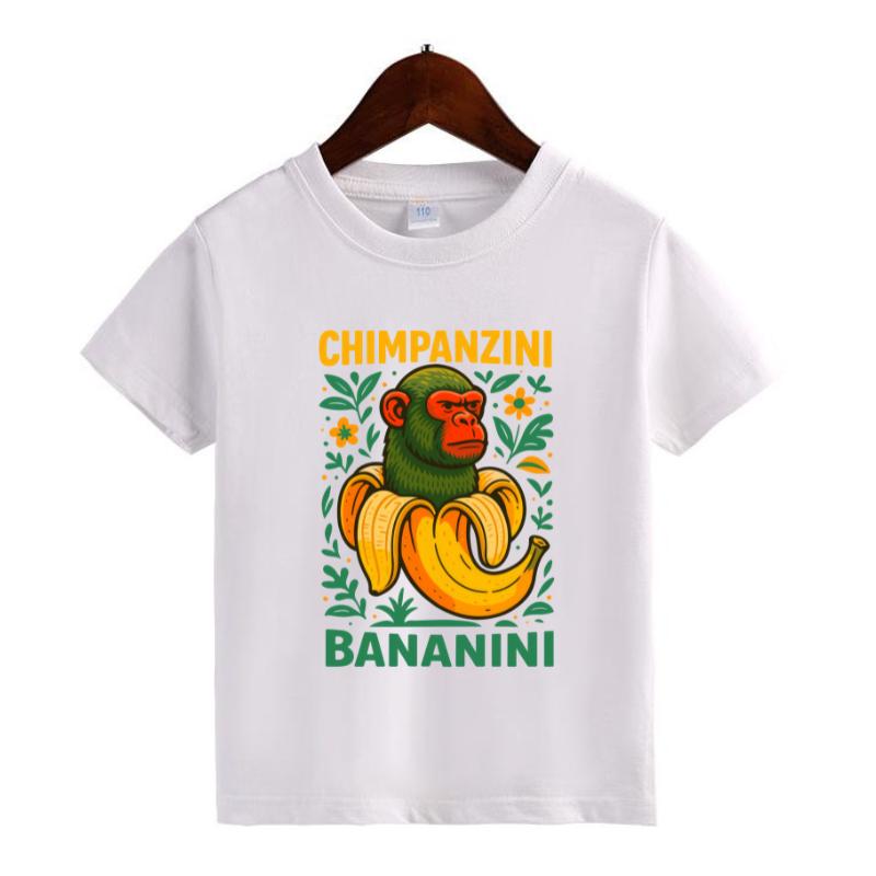Italian Meme Character T-Shirt for Kids - Funny Toddler Boy or Girl Tee, Hand-Drawn Apparel