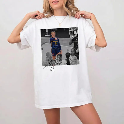 "Sophie Straight Outta" Basketball T-Shirt – Funny Black & White Retro Sports Fan Unisex Graphic Tee