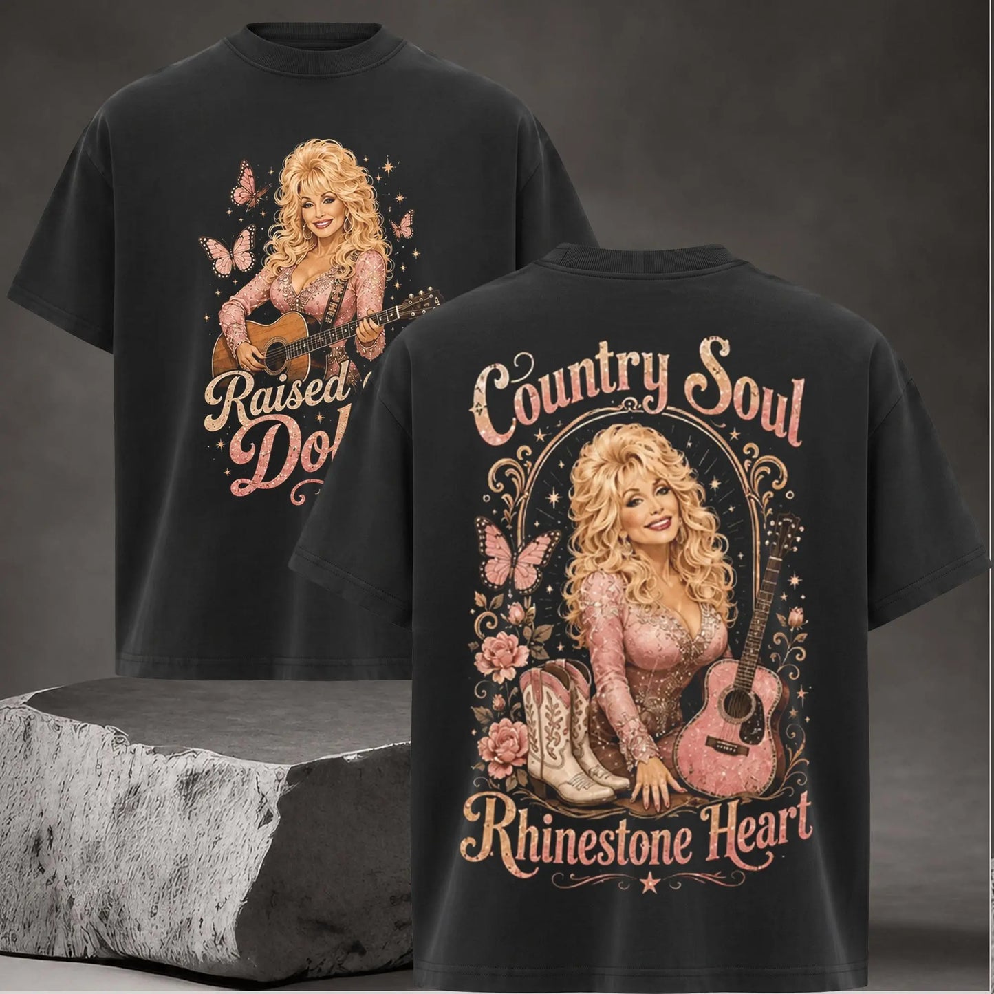 Vintage Dolly Parton Graphic Tee – 80s Country Music Queen Merch Unisex Cotton Tee