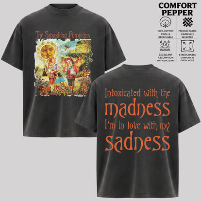 Comfort Colors® Smashing Pumpkins T-Shirt – Vintage Alternative Rock Band Graphic Tee, 90s Grunge Nostalgia Unisex Top