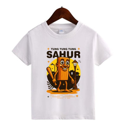 Italian Meme Character T-Shirt for Kids - Funny Toddler Boy or Girl Tee, Hand-Drawn Apparel