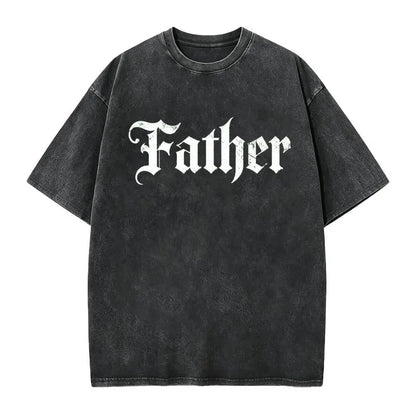 Mother Gothic Shirt Old English Tee – Retro Alt Mom Graphic T-Shirt, Vintage Washed Lightweight Cotton Unisex Streetwear Top