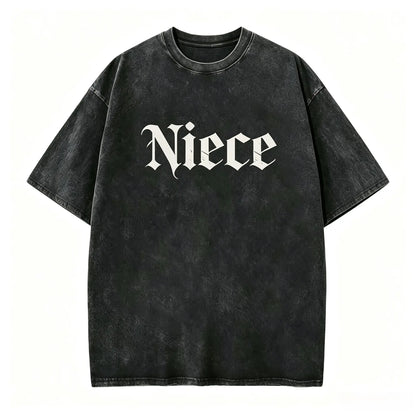 Mother Gothic Shirt Old English Tee – Retro Alt Mom Graphic T-Shirt, Vintage Washed Lightweight Cotton Unisex Streetwear Top