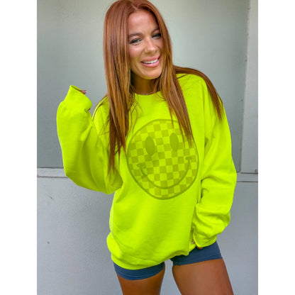Color Smiley C.O.C. Graphic Sweatshirt | Retro Streetwear Crewneck