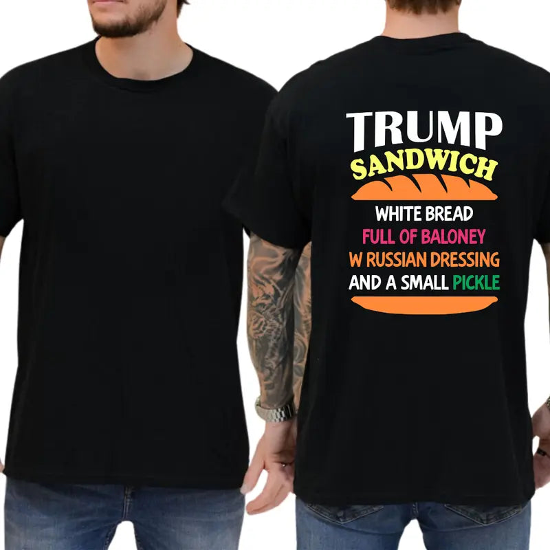 Trump Sandwich T-Shirt – Funny Political Satire Graphic Tee