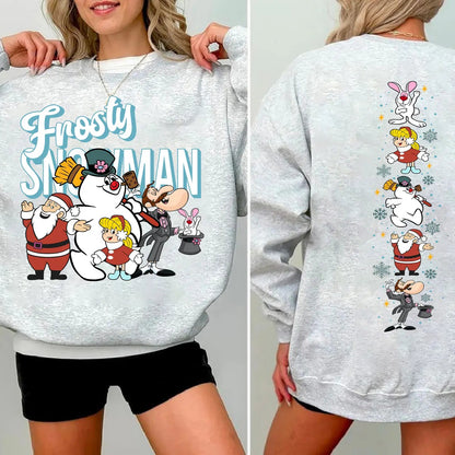 Vintage Frosty The Snowman Sweatshirt – Retro Christmas Holiday Crewneck