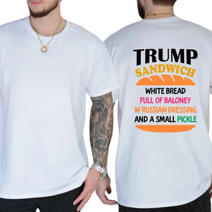 Trump Sandwich T-Shirt – Funny Political Satire Graphic Tee