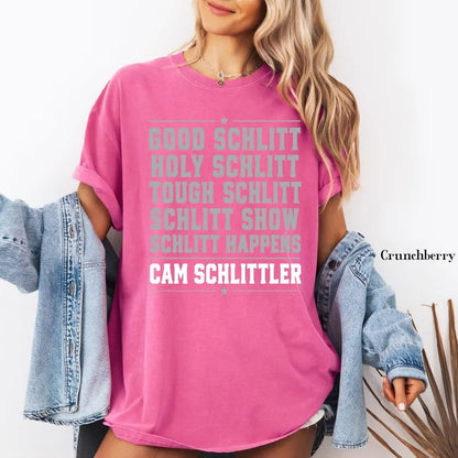 Comfort Colors® Good Schlitt T-Shirt – Holy Schlitt & Cam Schlittler Fan Graphic Tee, Retro Baseball Pun Unisex Top & Gift